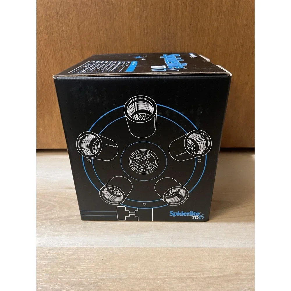 NIB Westcott Spiderlite TD6 Fixture with Flex Bracket New In Box Light Head Tilt